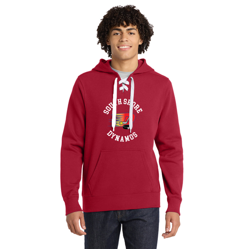 South Shore Dynamos- Unisex Lace-Up Pullover Hooded Sweatshirt
