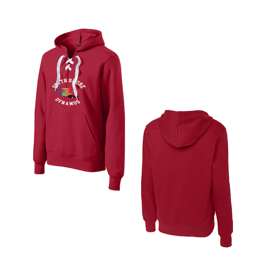 South Shore Dynamos- Unisex Lace-Up Pullover Hooded Sweatshirt