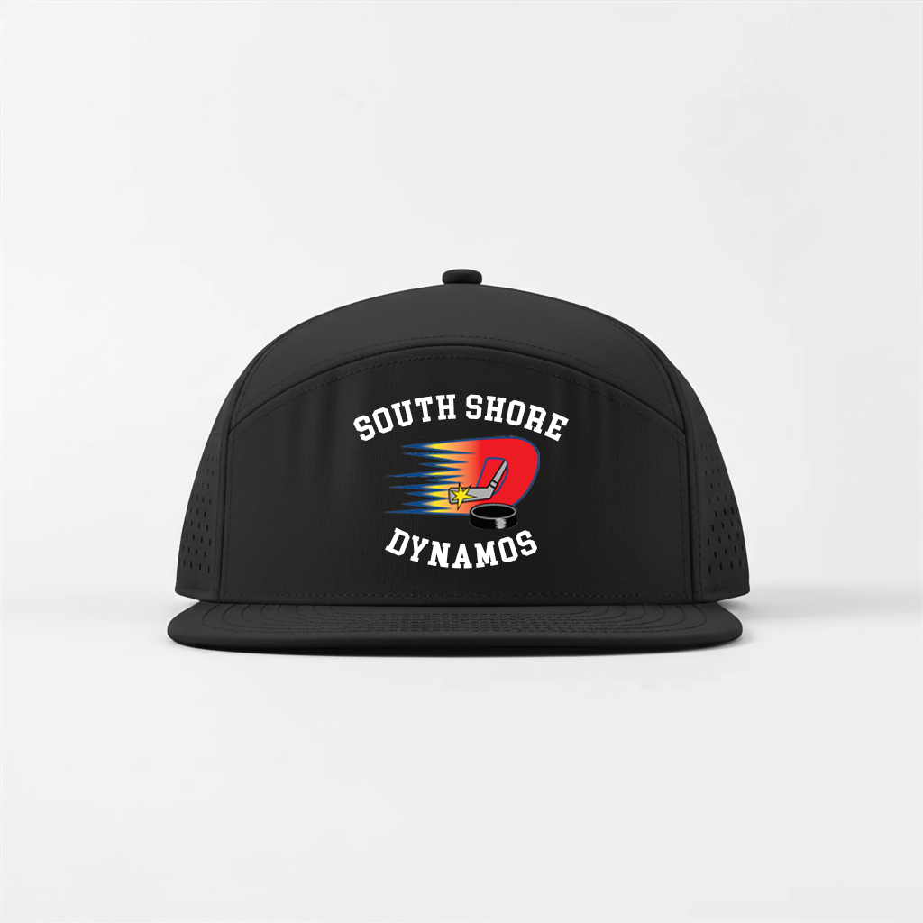 Dynamos Laser Perforated 7 Panel Performance Snapback Golf Hat