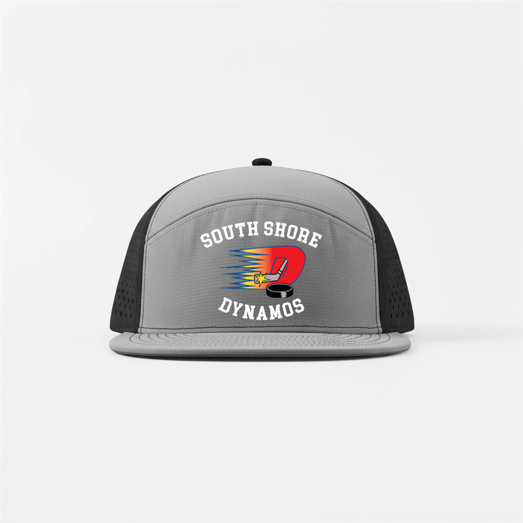 Dynamos Laser Perforated 7 Panel Performance Snapback Golf Hat